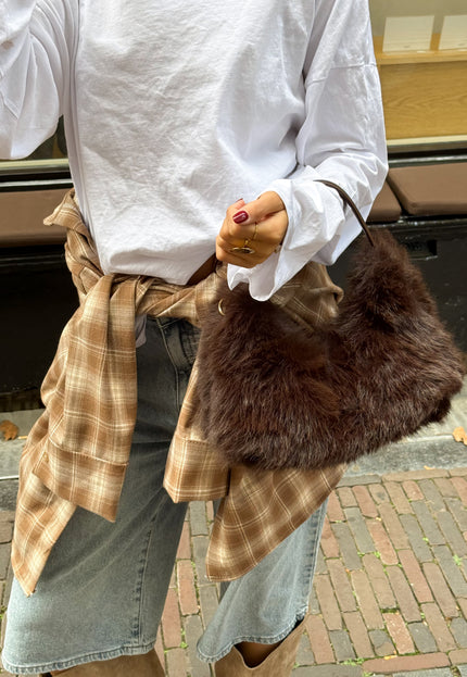 Famous Online Store Noëmi fluffy handtas