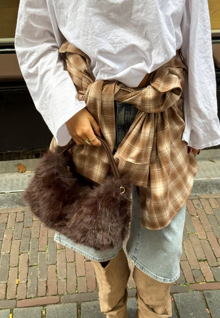 Famous Online Store Noëmi fluffy handtas