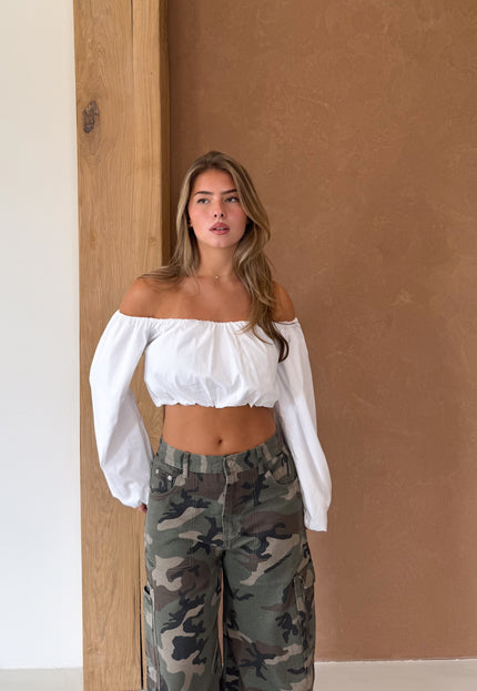 Famous Online Store Off shoulder Lena top wit