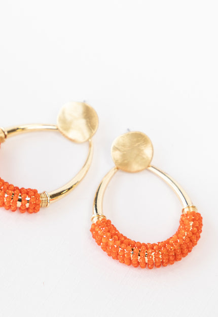Famous Online Store Oorbel Alexia oranje