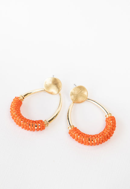 Famous Online Store Oorbel Alexia oranje