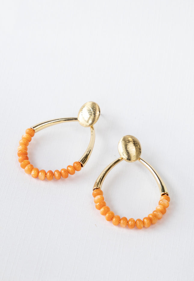 Famous Online Store Oorbel Amalia oranje