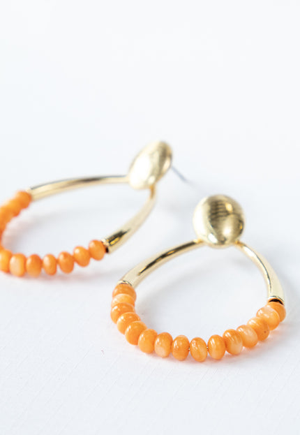 Famous Online Store Oorbel Amalia oranje