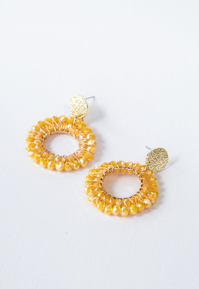 Famous Online Store Oorbel Ariane oranje