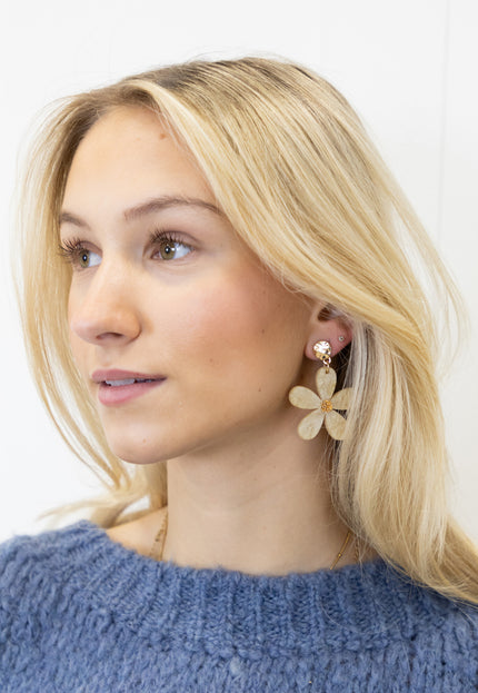 Famous Online Store Oorbel Bloom goud