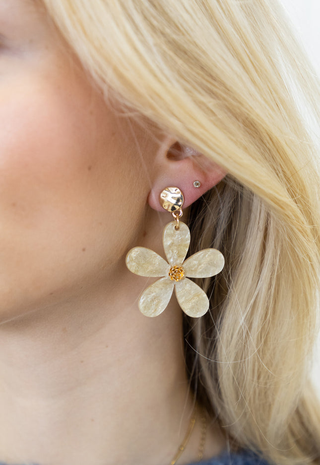 Famous Online Store Oorbel Bloom goud