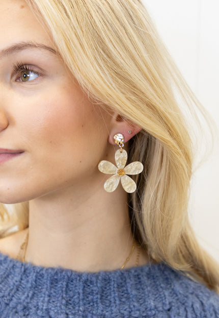 Famous Online Store Oorbel Bloom goud