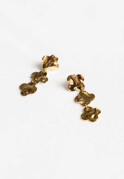 Famous Online Store Oorbel Clover goud