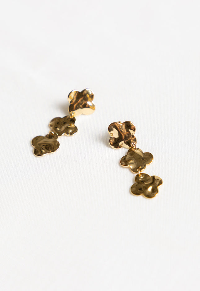 Famous Online Store Oorbel Clover goud