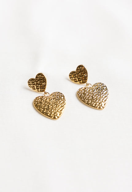 Famous Online Store Oorbel Heartdrop goud