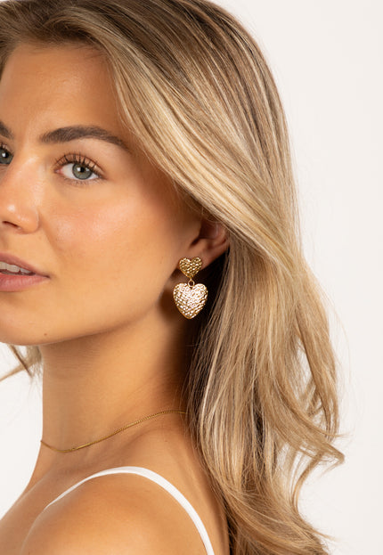 Famous Online Store Oorbel Heartdrop goud