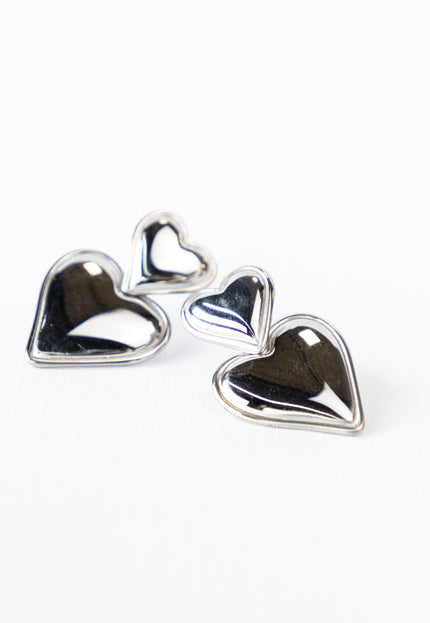 Famous Online Store Oorbel sweety heart silver