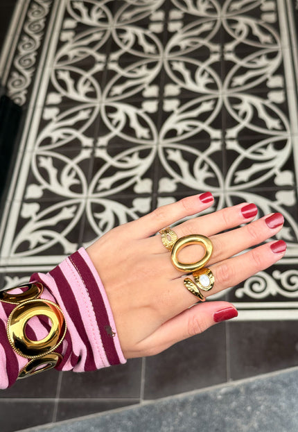 Famous Online Store Orbit ring goud