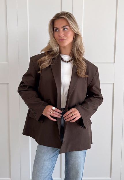 Famous Online Store Oversized blazer Aveline bruin