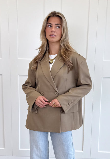 Famous Online Store Oversized blazer Aveline camel