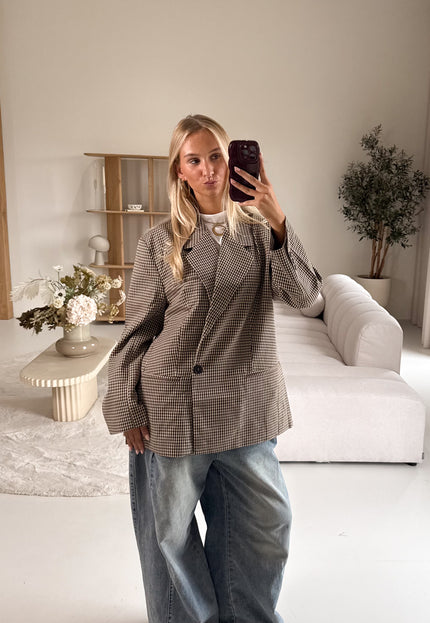 Famous Online Store Oversized blazer geruit