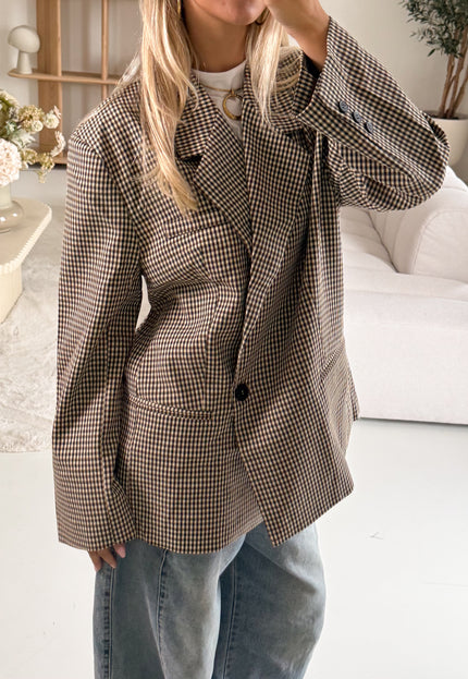 Famous Online Store Oversized blazer geruit