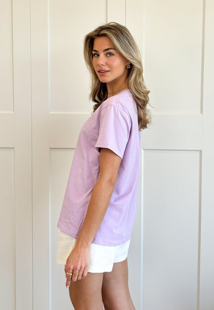 Famous Online Store Oversized T-shirt lila