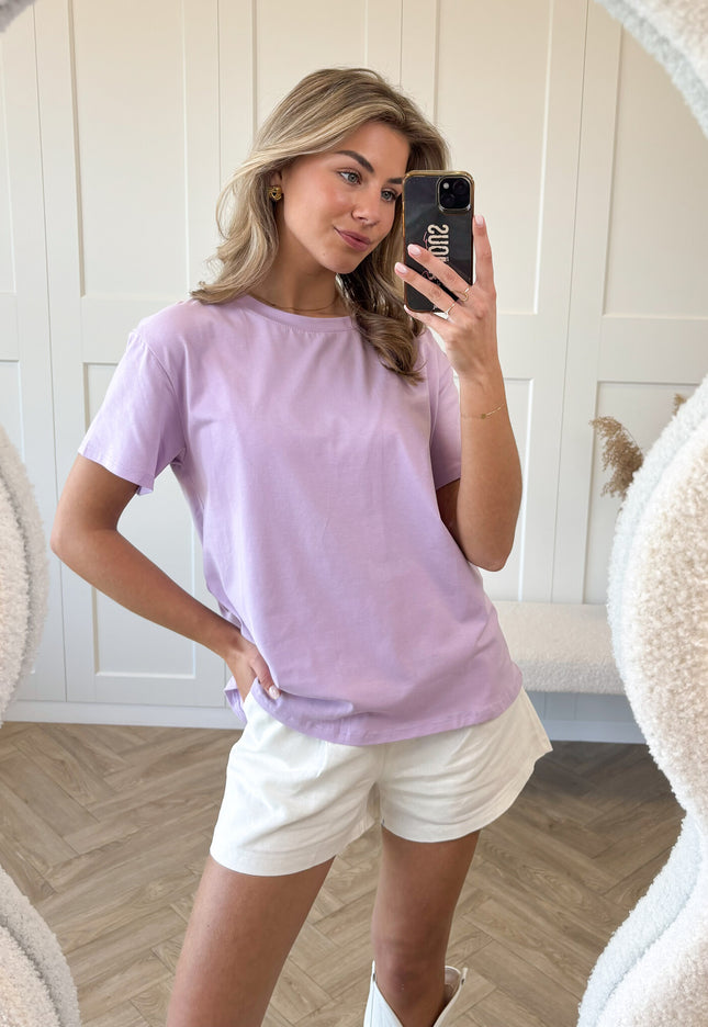 Famous Online Store Oversized T-shirt lila