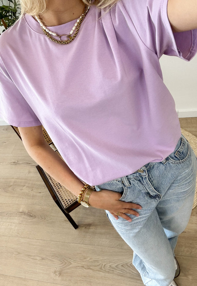 Famous Online Store Oversized T-shirt lila