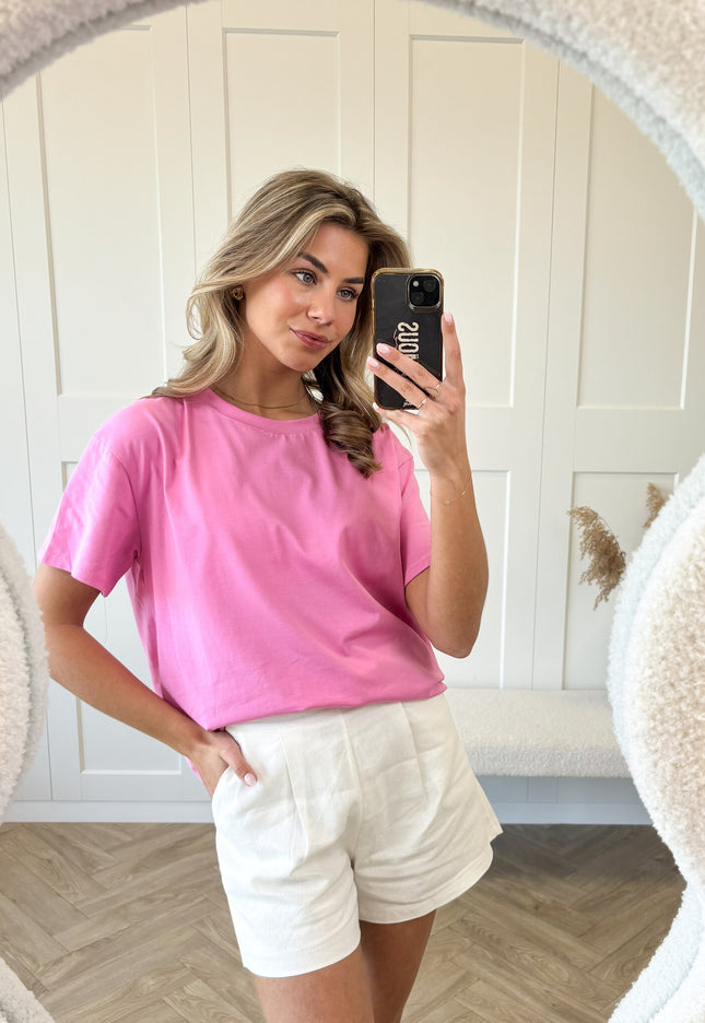 Famous Online Store Oversized T-shirt roze