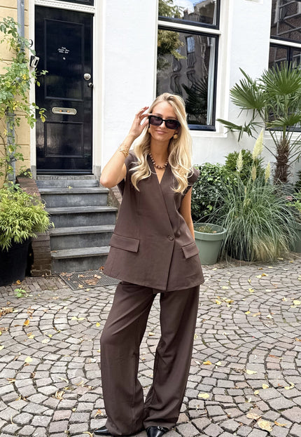 Famous Online Store Pantalon Amélie bruin