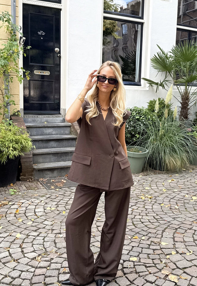 Famous Online Store Pantalon Amélie bruin