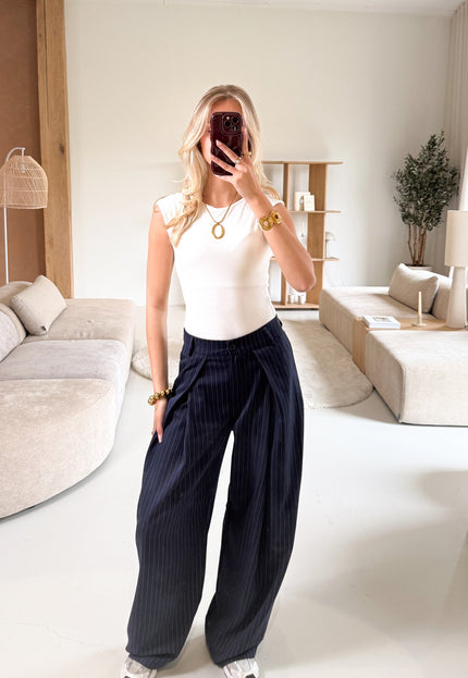 Famous Online Store Pantalon Celina blauw