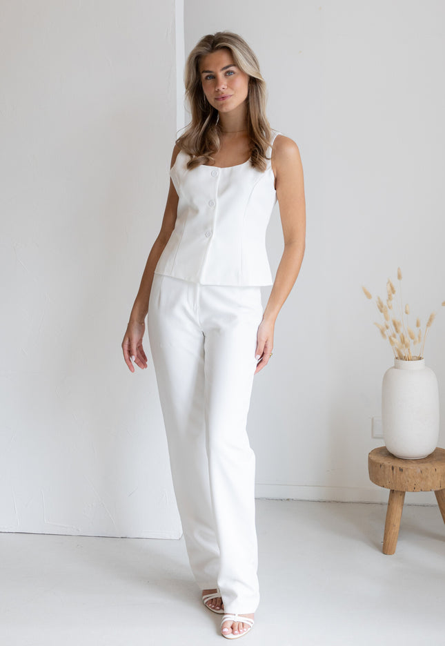 Famous Online Store Pantalon Esther wit