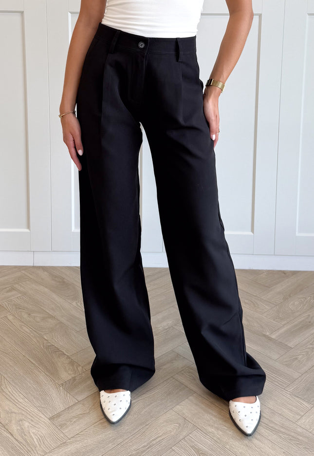 Famous Online Store Pantalon low waist Steff zwart