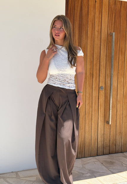 Famous Online Store Pantalon Mavie bruin