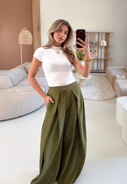 Famous Online Store Pantalon Mavie groen