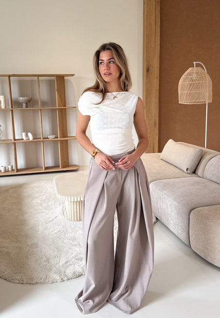 Famous Online Store Pantalon Mavie taupe