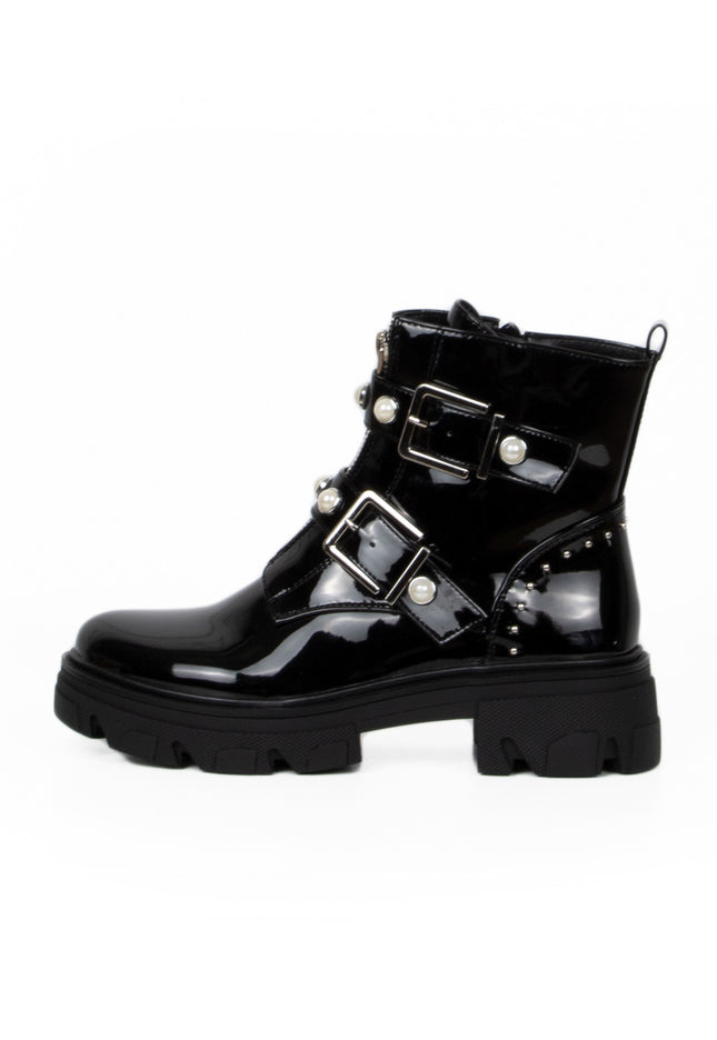 Famous Online Store Parel bikerboots lak