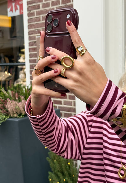 Famous Online Store Pearl spirit ring goud