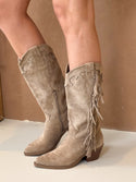 Famous Online Store Pip boots beige franjes