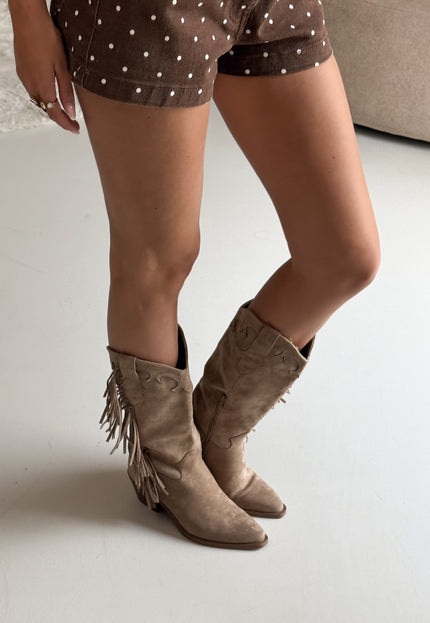 Famous Online Store Pip boots beige franjes