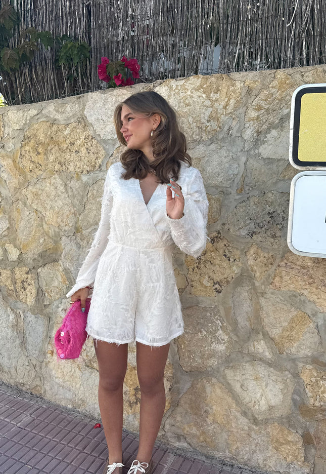Famous Online Store Playsuit Diede ecru