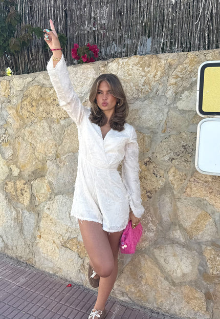Famous Online Store Playsuit Diede ecru