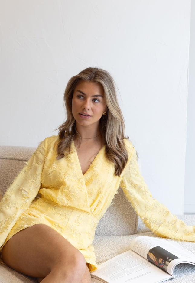 Famous Online Store Playsuit Diede geel