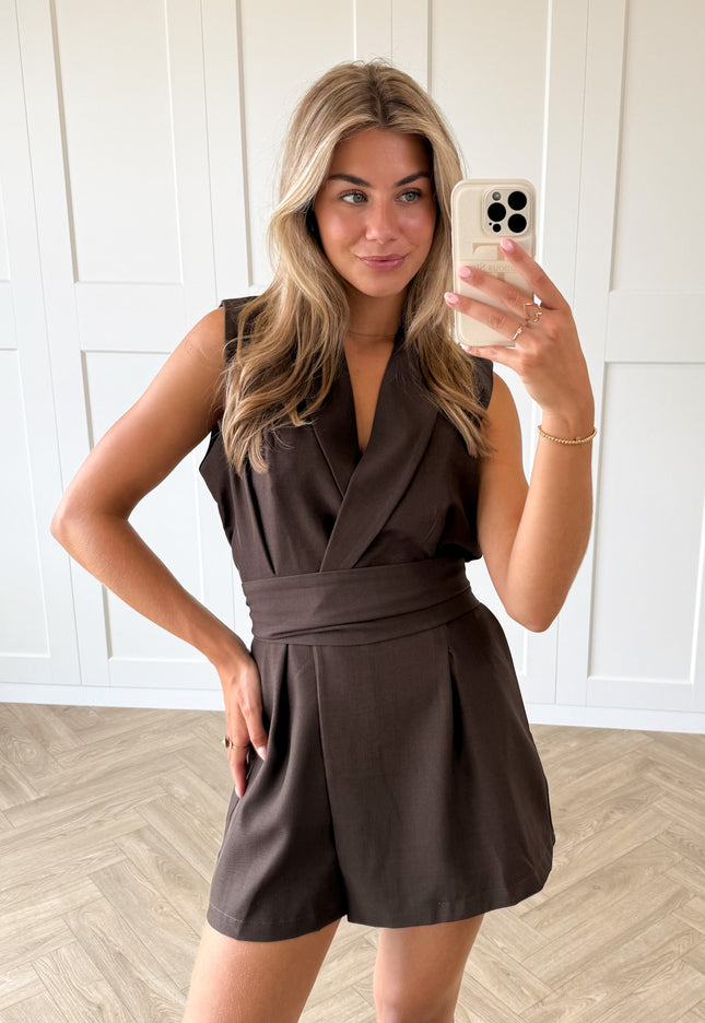 Famous Online Store Playsuit Emma bruin