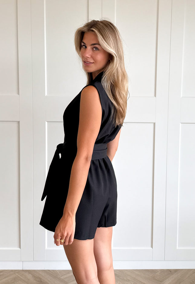 Famous Online Store Playsuit Emma zwart
