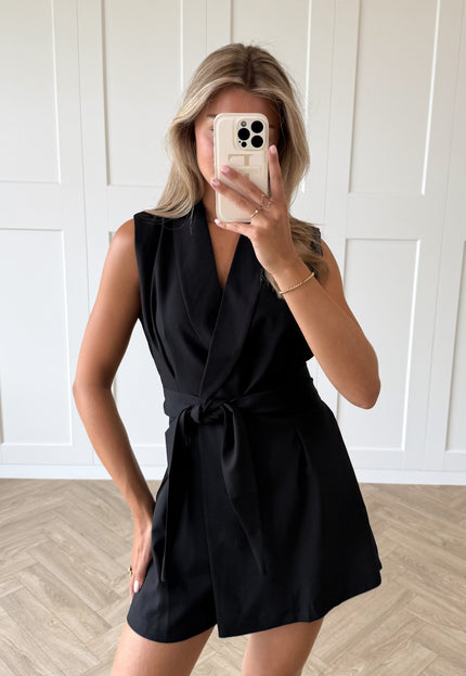 Famous Online Store Playsuit Emma zwart