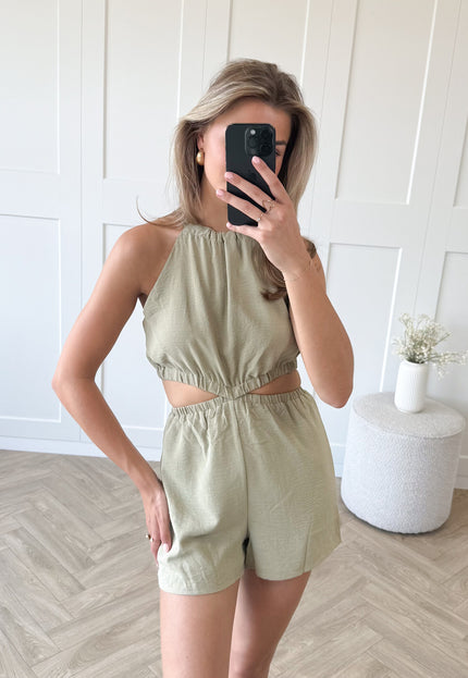 Famous Online Store Playsuit Jade kaki