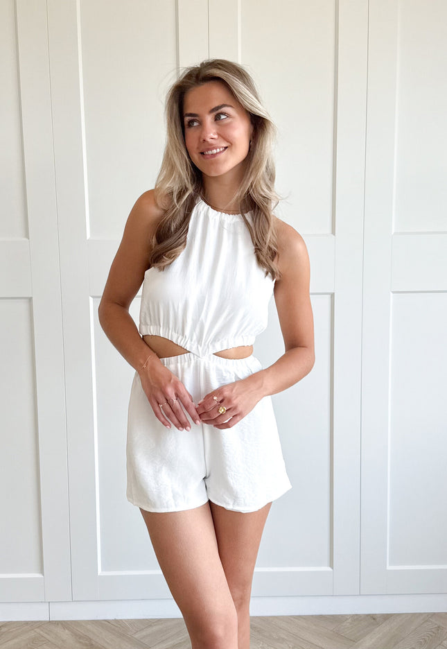 Famous Online Store Playsuit Jade wit