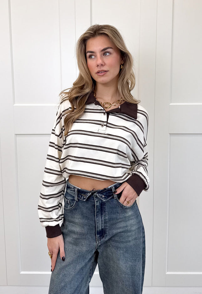 Famous Online Store Polo sweater Luna beige