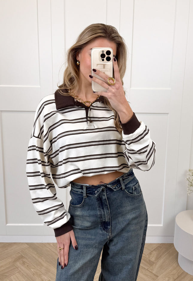 Famous Online Store Polo sweater Luna beige