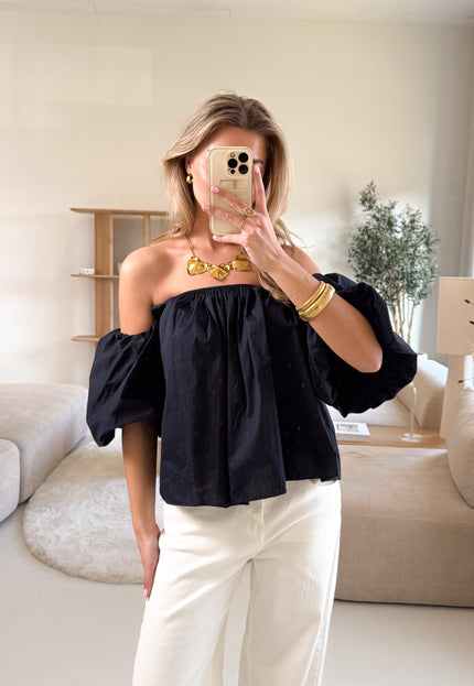 Famous Online Store Puk top blauw