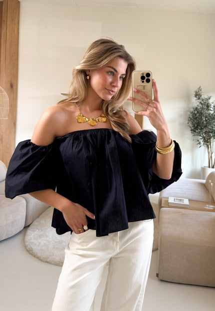 Famous Online Store Puk top blauw