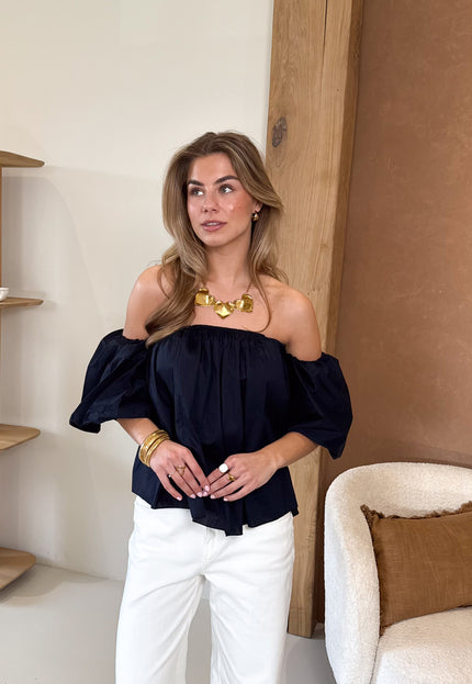 Famous Online Store Puk top blauw